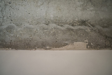 Wall Mural - grungy concrete wall corner for background