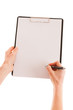 © Samo Trebizan - White board - blank paper with copy space for additional tekst