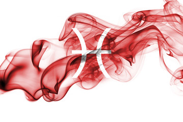 Wall Mural - smoky pisces zodiac astrology sign for horoscope