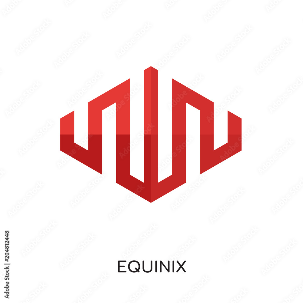 Equinix Logo Isolated On White Background Stock Vector Adobe Stock