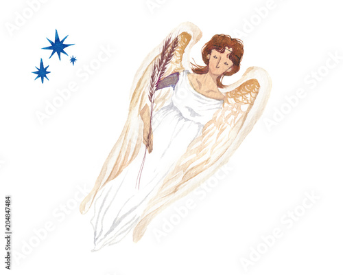 十二星座乙女座水彩イラストstock Illustration Adobe Stock 十二星座乙女座水彩イラストstock Illustration Adobe Stock