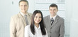 © yurolaitsalbert - portrait of successful business team in the background of the o