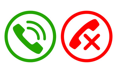 Wall Mural - set of flat phone icons. vector illustration.