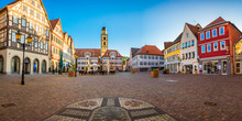 Beautiful Scenic View Of The Old Town In Bad Mergentheim - Part Of The Romantic Road, Bavaria, Germany