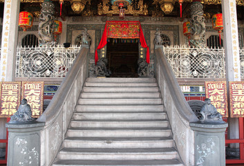 Sticker - Entrance in Khoo Kongsi temple, Georgetown, Penang, Malaysia