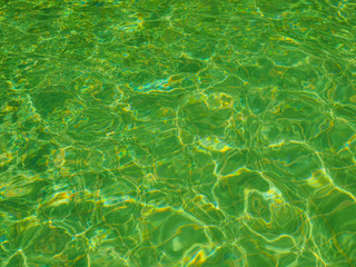 Water in a swimming pool