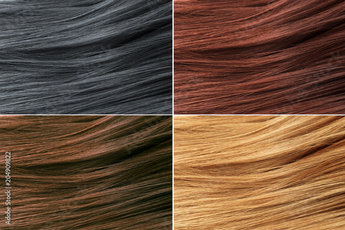 Hair Colors Palette Hair Texture Background Hair Colours
