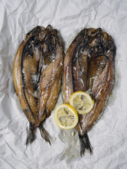 Poster - rustic smoked english kippers