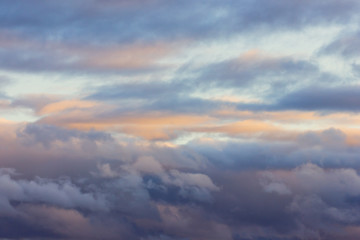  background of evening sunset sky and clouds