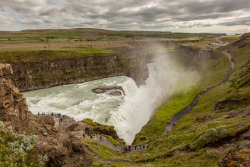 Gullfoss waterfall, Iceland