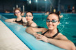 © Nomad_Soul - Female swimmers in goggles, swimming pool