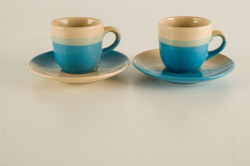 Wall Mural - Small modern espresso cups