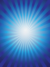 The Shining Blue Sun Ray Background
