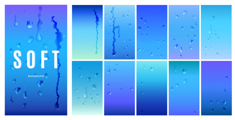 Wall Mural - creative soft color background design