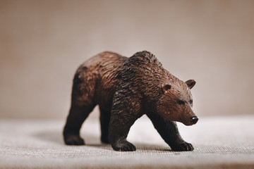 luxury baby rubber bear toy for animal collection.
