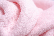 Pink Towel Macro