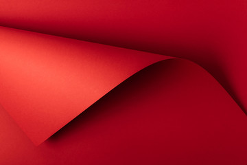 Poster - bright red decorative paper background