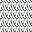 black and white dots vector seamless repeapt background