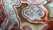 abstract pattern of agate stone. closeup detail of gemstone pattern. natural abstract geology background