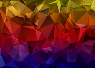 Wall Mural - polygonal abstract background consisting of triangles