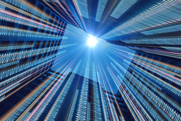 Fototapete - Digital transformation concept.