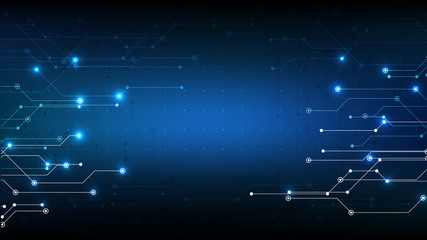 Wall Mural - vector abstract background technology illustration communication data security