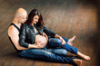 © Татьяна Масловская - Young pregnant women with her husband