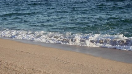 Fototapete - Detail in slow motion of a empty beach