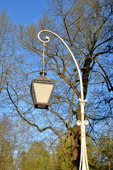 Wall Mural - Street lamp in the old style.