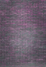Vertical Purple Brick Wall Background, Wallpaper. Purple Bricks Pattern, Texture.
