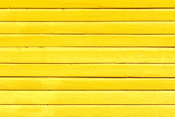 Yellow painted wooden background, texture or wall