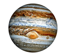 Wall Mural - isolated planet of jupiter illustration. this image is 3d rendering or illustration of giant planet 