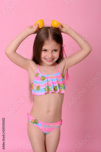 beautiful little girl bikini