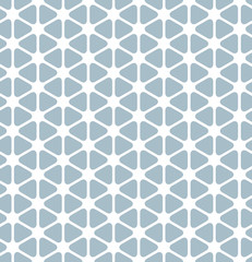 Wall Mural - Seamless rounded triangle pattern background