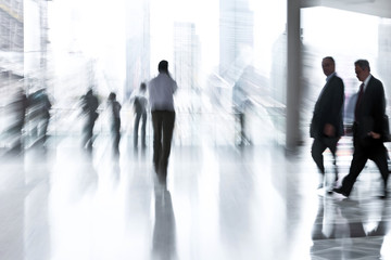 Wall Mural - group of people in the lobby business center