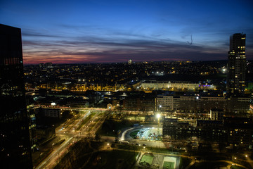 Wall Mural - Bruxelles on night