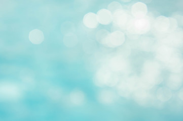 Wall Mural - abstract green blue blur backgruond , wallpaper blue wave with sunlight bokeh texture background
