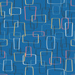 © Lisa Norris Artworks - Vector Colorful Mod Shapes Seamless Pattern Background