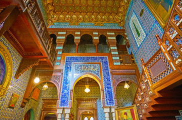 Canvas Print - Explore Manial Palace, Cairo, Egypt