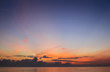 Beautiful sky at twilight time for background