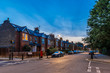 Chiswick suburb in summer evening, London