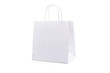 © Suraphol - White paper bag  on white background.