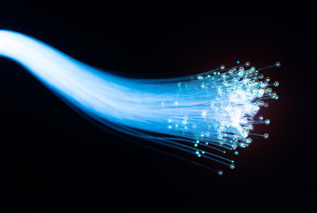 fiber optic network line cable background