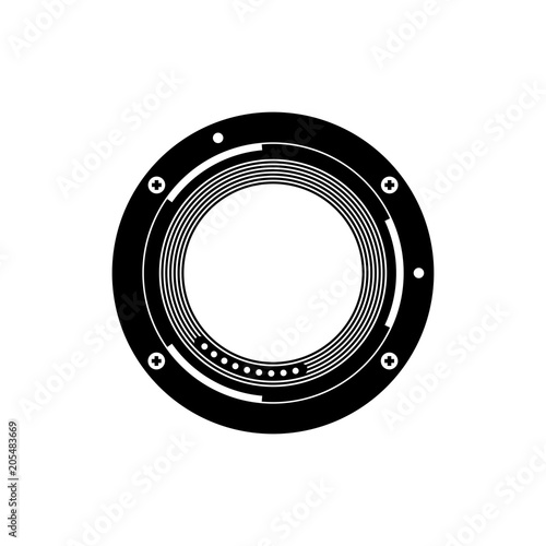 Fotografía Photo camera bayonet mount icon