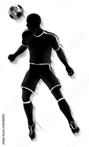 Soccer Player Sports Silhou...