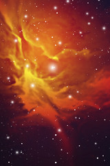 Wall Mural - astrology mystic outer space background. vector digital illustration of universe.