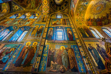 Art In Church Of The Savior On Spilled Blood