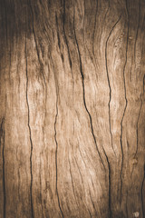 Canvas Print - Old wood texture , dirty surface wooden background , brown wood dark style