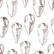 Pattern of the sketches of ancient amphorae