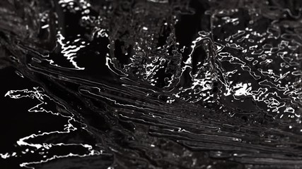 Wall Mural - Crude Oil. Super Slow motion.